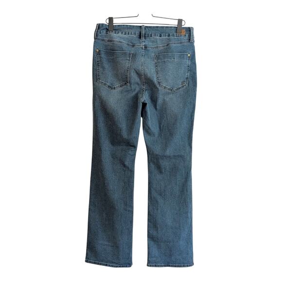 Seven 7 Tummyless High Rise Slim Boot Jeans Womens 14 Blue Light Stretch Denim - Picture 2 of 11